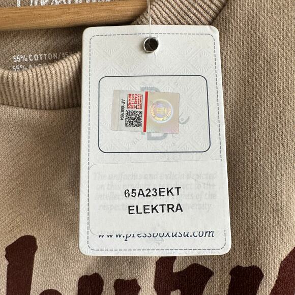 Auburn Tigers Pressbox Women's Vintage Wash Pullover Sweatshirt Elektra S NEW - Picture 3 of 8